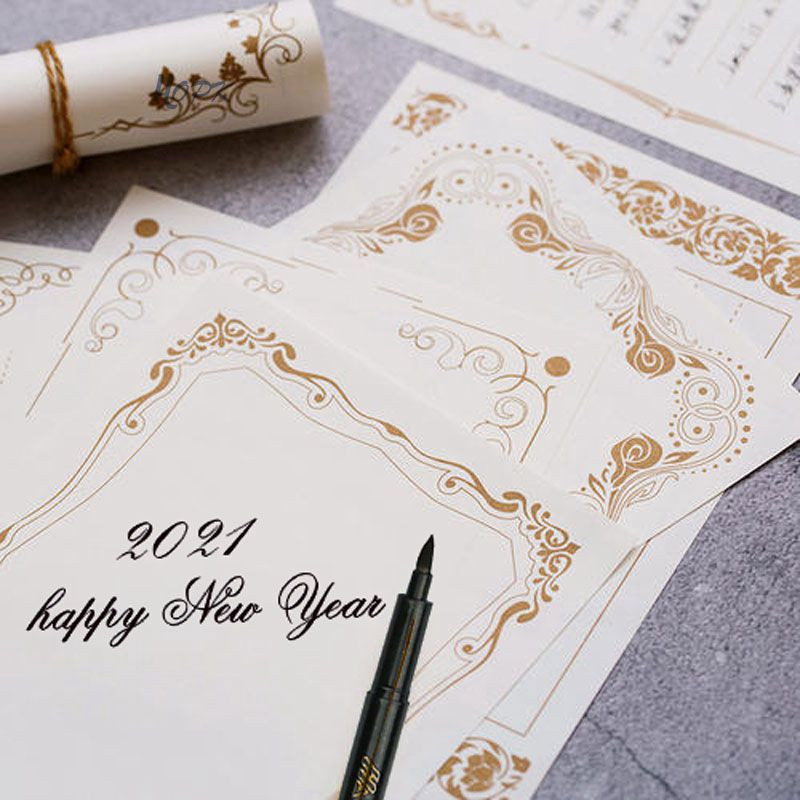 6kom Set kaligrafskih olovki s natpisom Ruka Crtanje Pisanje Potpis Učenje Ekstra fini kist Markeri Likovni pribor Školski pribor