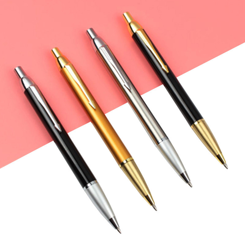 1PCS pix cu bilă din metal la modă de ultimă generație 0,7 mm, negru, albastru, rechizite pentru studenți, stilou de afaceri, cadou, stilou pentru birou și școală