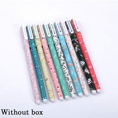 10 kom/lot Cute Flamingo gel olovke Kawaii 0,38 mm 10 boja Olovka s potpisom za pisanje školski pribor escolar