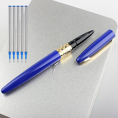 Pix Rollerball de lux de înaltă calitate 8001 Student School Office 0.5MM Peniță cu bilă din metal Pix noi drăguțe cu gel