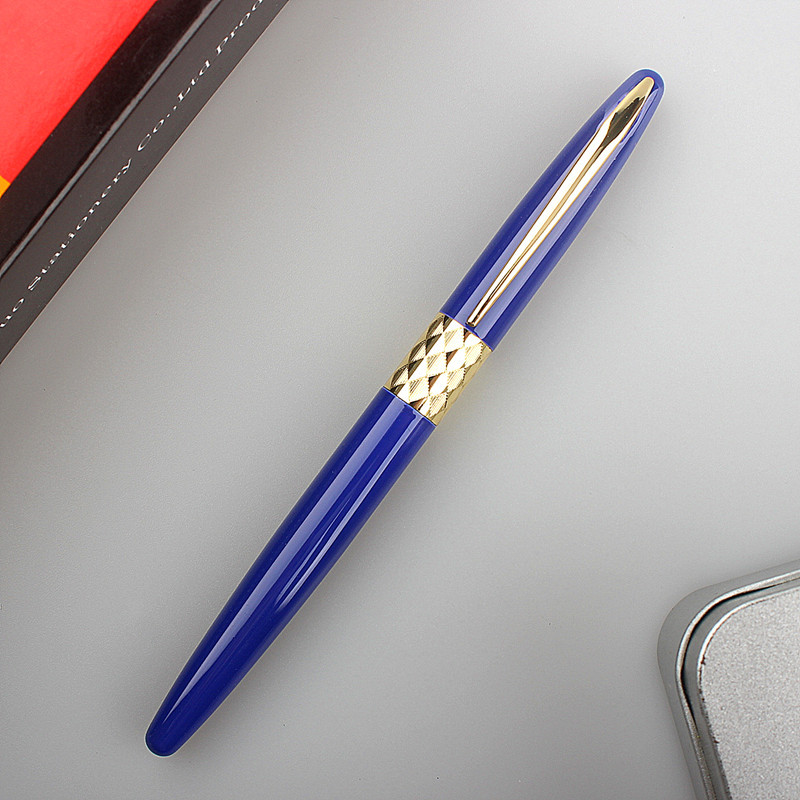 Pix Rollerball de lux de înaltă calitate 8001 Student School Office 0.5MM Peniță cu bilă din metal Pix noi drăguțe cu gel