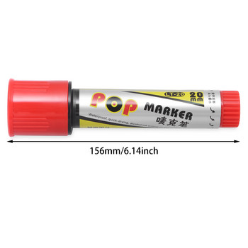 Σκίτσο Graffiti Markers Refillable 20mm Αδιάβροχο Μαρκαδόρο Μόνιμος Μαρκαδόρος για Σχέδιο Αφίσας Σχολικά Προμήθειες Γραφείου Τέχνης