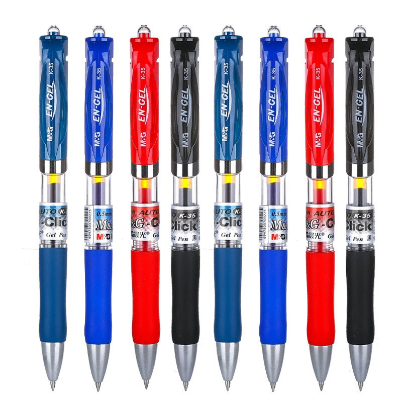 3PCS 0.5mm Student Plastic Press Brzosušeća gel olovka Materijal za pisanje Set olovki s gel tintom Uredski školski pribor 040277