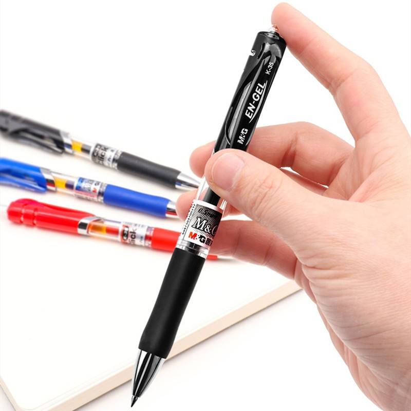 3PCS 0.5mm Student Plastic Press Brzosušeća gel olovka Materijal za pisanje Set olovki s gel tintom Uredski školski pribor 040277