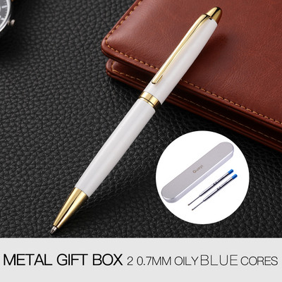 Guoyi A100 424 G2 kemijska olovka Luksuzna Eenvoudige Business Examen Metalni vrhunski darovi Masovna prilagodba Olovka s potpisom s logotipom