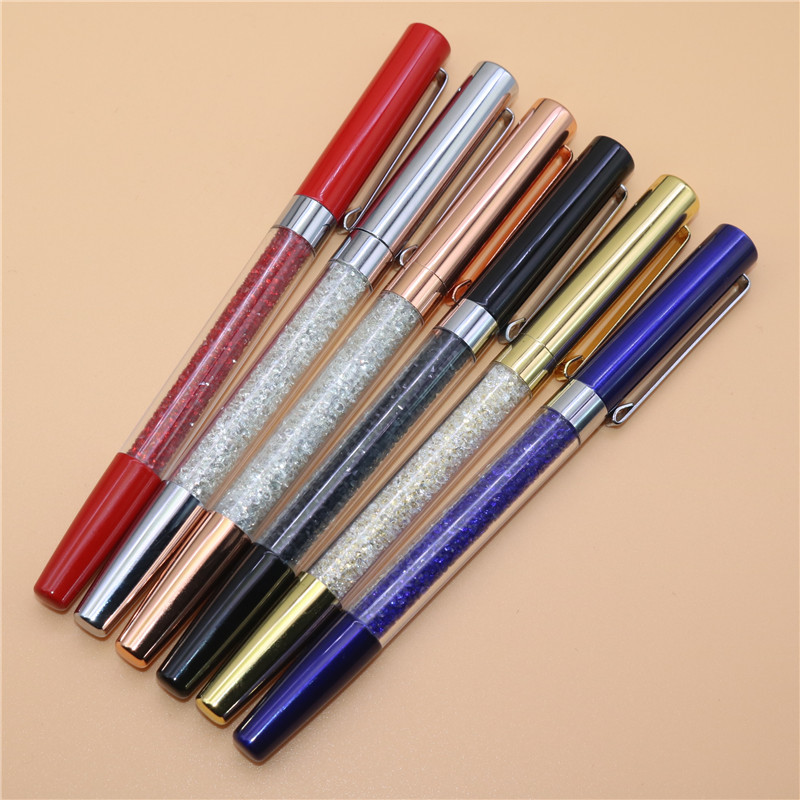 1 kom. Luksuzna kristalna olovka 0,5 mm Kemijska olovka Promotivne olovke Luksuzna metalna kristalna olovka Studentska škola ured prijatelju poklon olovka