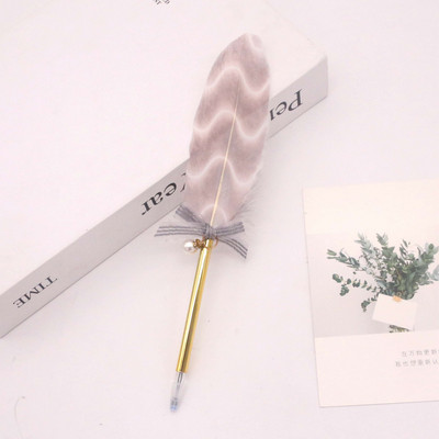 Daugiaspalvis retro plunksnos plunksnos kalakutienos plunksnos rašiklio rinkiniai įstrižai geliniai rašikliai Dovanų rašymo įrankiai Biuro reikmenys mokykloms