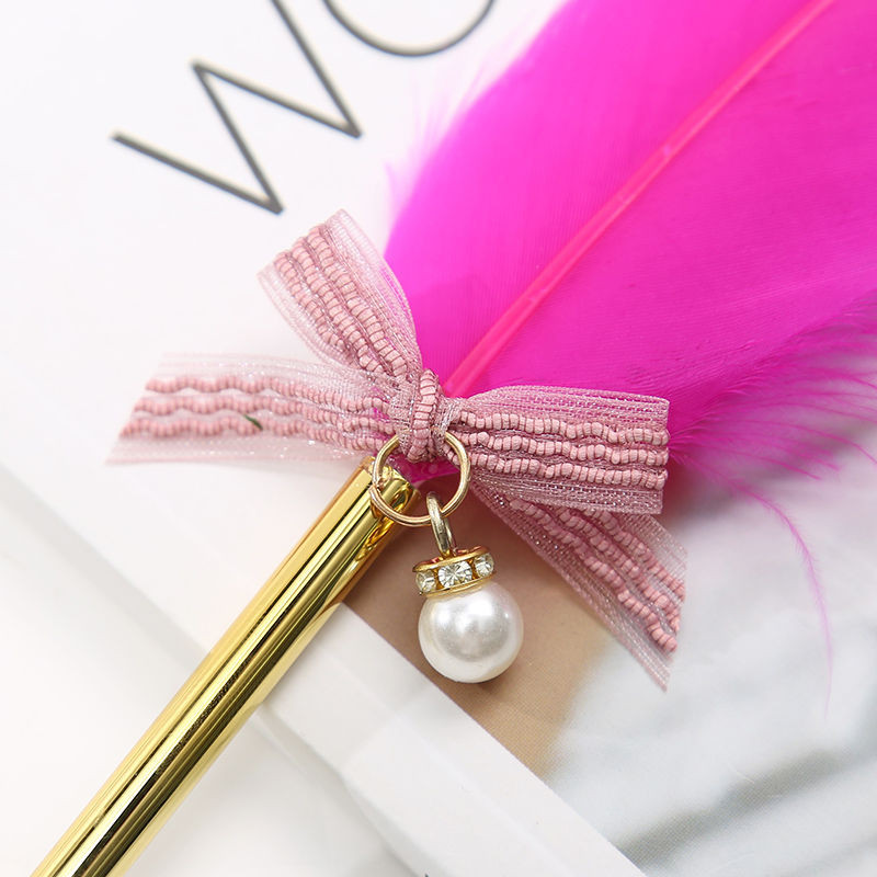 Daugiaspalvis retro plunksnos plunksnos kalakutienos plunksnos rašiklio rinkiniai įstrižai geliniai rašikliai Dovanų rašymo įrankiai Biuro reikmenys mokykloms