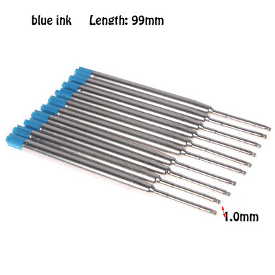 10 bucăți reumplere stilou cu bile pentru birou, școală, fină, 1,0 mm, medie, pentru rechizite școlare Parker Cross, portabil, rafinat, bolígrafo