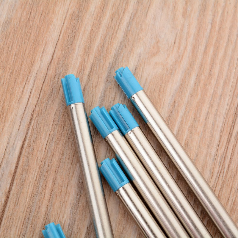 10 bucăți reumplere stilou cu bile pentru birou, școală, fină, 1,0 mm, medie, pentru rechizite școlare Parker Cross, portabil, rafinat, bolígrafo