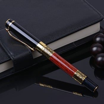 Метална гел химикалка в китайски стил 0,5 мм, офис канцеларски материали, луксозна химикалка, хотелска бизнес химикалка за писане, персонализирано лого, име, подарък