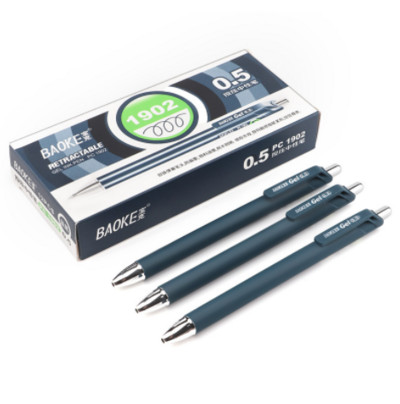 12 buc/cutie BAOKE PC1902 stilou neutru presat stilou gel de test Contabilitate 0,5 mm Rechizite de birou pentru studenți Papetarie