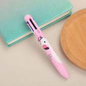 2tk multifunktsionaalne flamingo mitmevärviline pastapliiats 6-ühes värviline pastapliiats, kirjatarbed loomingulised koolitarbed