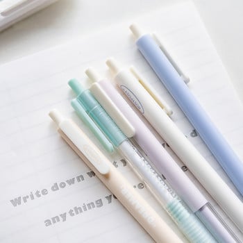 5 бр. Good Dream Gel Ink Pens Set Nature Cloud Fresh Design 0.38 mm 0.5 mm Ballpoint Черен цвят за писане Office School F877