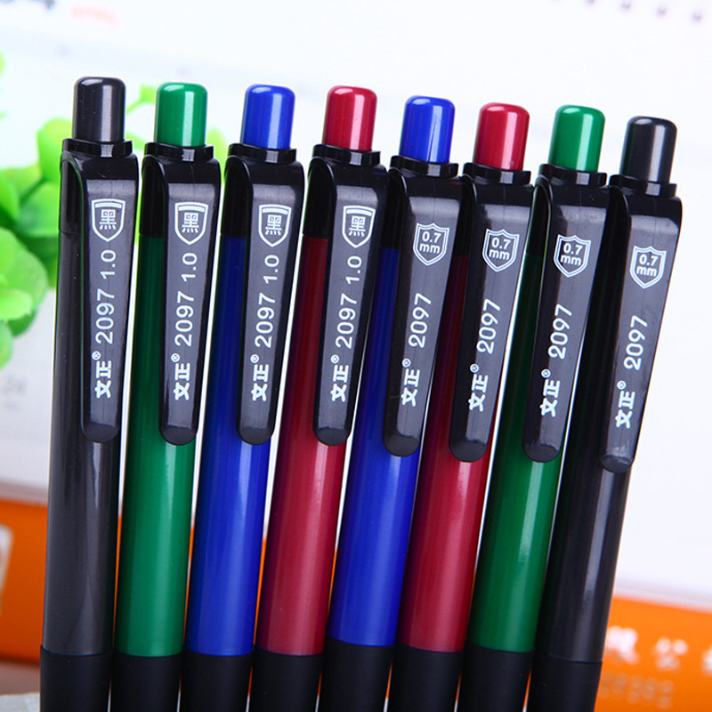 4Pcs potpuno nova uredska školska kemijska olovka 0,7 mm s plavom tintom Kemijska olovka Gel olovka za pisanje Potpis Učenje Radna evidencija Dopisnice