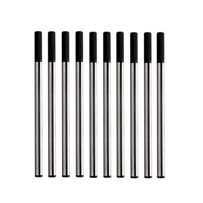 10Pcs/Lot Visokokvalitetna veličina 111 mm plavo crna boja punjenja za tintu roler olovka 0,5 mm pero uredski pribor za pisanje