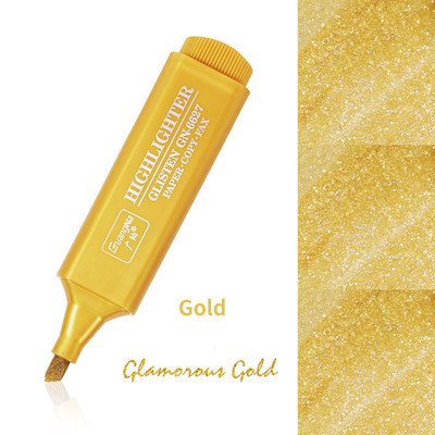 Marcator marcator Morandi, pigment pe bază de apă, un singur cap, 8 culori metalice, pix, papetărie pentru desen, rechizite școlare de birou