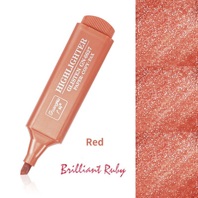 Marcator marcator Morandi, pigment pe bază de apă, un singur cap, 8 culori metalice, pix, papetărie pentru desen, rechizite școlare de birou