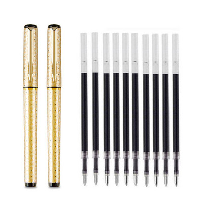 Roler olovke s gel tintom, crna tinta, Fine Point 0,5 mm, pakiranje od 12 komada, glatko pisanje, cool olovke