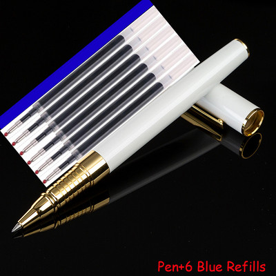 Novi dolazak Poslovna muška marka Roler kemijska olovka za pisanje Školska i studentska pisaća olovka može napraviti logotip