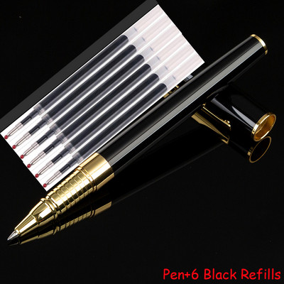 Novi dolazak Poslovna muška marka Roler kemijska olovka za pisanje Školska i studentska pisaća olovka može napraviti logotip