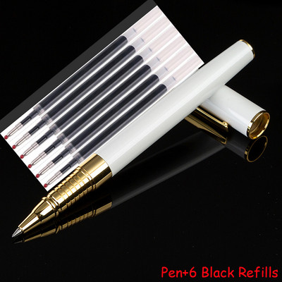 Novi dolazak Poslovna muška marka Roler kemijska olovka za pisanje Školska i studentska pisaća olovka može napraviti logotip