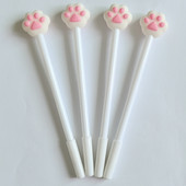 Crtani mačka Kandža Šapa Kawaii Slatki školski pribor Uredski pribor Gel olovke Ručke Kreativna slatka crna mačka ljupka