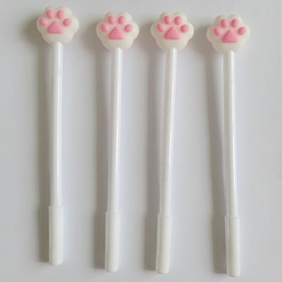 Crtani mačka Kandža Šapa Kawaii Slatki školski pribor Uredski pribor Gel olovke Ručke Kreativna slatka crna mačka ljupka