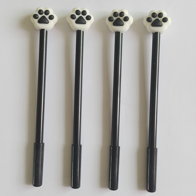 Crtani mačka Kandža Šapa Kawaii Slatki školski pribor Uredski pribor Gel olovke Ručke Kreativna slatka crna mačka ljupka