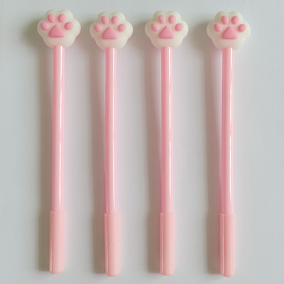 Crtani mačka Kandža Šapa Kawaii Slatki školski pribor Uredski pribor Gel olovke Ručke Kreativna slatka crna mačka ljupka