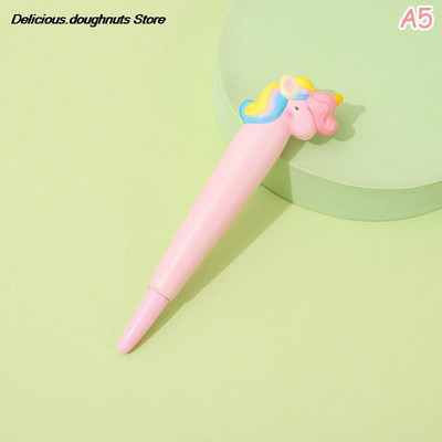 Minkštas mielas vienaragio katės gelio rašiklis „Kawaii“ raštinės reikmenys, mokykliniai reikmenys, dekompresinis kūrybingas saldus animacinis rašiklis