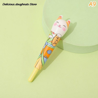 Minkštas mielas vienaragio katės gelio rašiklis „Kawaii“ raštinės reikmenys, mokykliniai reikmenys, dekompresinis kūrybingas saldus animacinis rašiklis