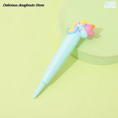 Minkštas mielas vienaragio katės gelio rašiklis „Kawaii“ raštinės reikmenys, mokykliniai reikmenys, dekompresinis kūrybingas saldus animacinis rašiklis