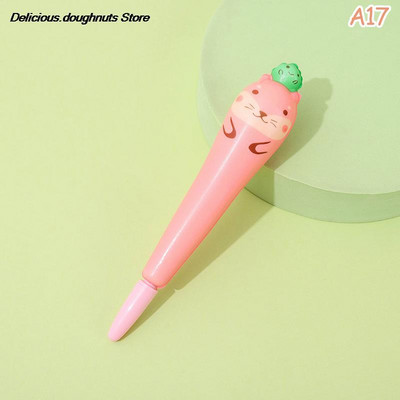 Minkštas mielas vienaragio katės gelio rašiklis „Kawaii“ raštinės reikmenys, mokykliniai reikmenys, dekompresinis kūrybingas saldus animacinis rašiklis