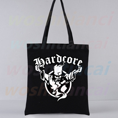 Geantă tote Thunderdome Cumpărături Design original Wizard Hardcore Black Genți de călătorie din pânză, unisex, pliabilă ecologică.