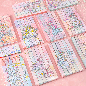 6 части Lytwtw\'s Cute Kawaii Twelve Girls Constellations Highlighter Офис ученически пособия Подарък