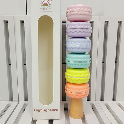 4/5/6 Spalvotas fluorescencinis rašiklis Kūrybinis mielas animacinis aštuonkojai paryškintuvai rašikliai vaikams Dovanos mokyklinės prekės Kawaii raštinės reikmenys