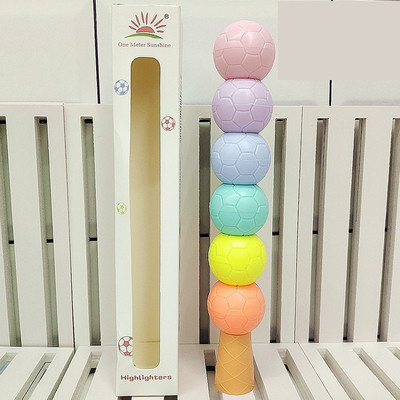 4/5/6 Spalvotas fluorescencinis rašiklis Kūrybinis mielas animacinis aštuonkojai paryškintuvai rašikliai vaikams Dovanos mokyklinės prekės Kawaii raštinės reikmenys