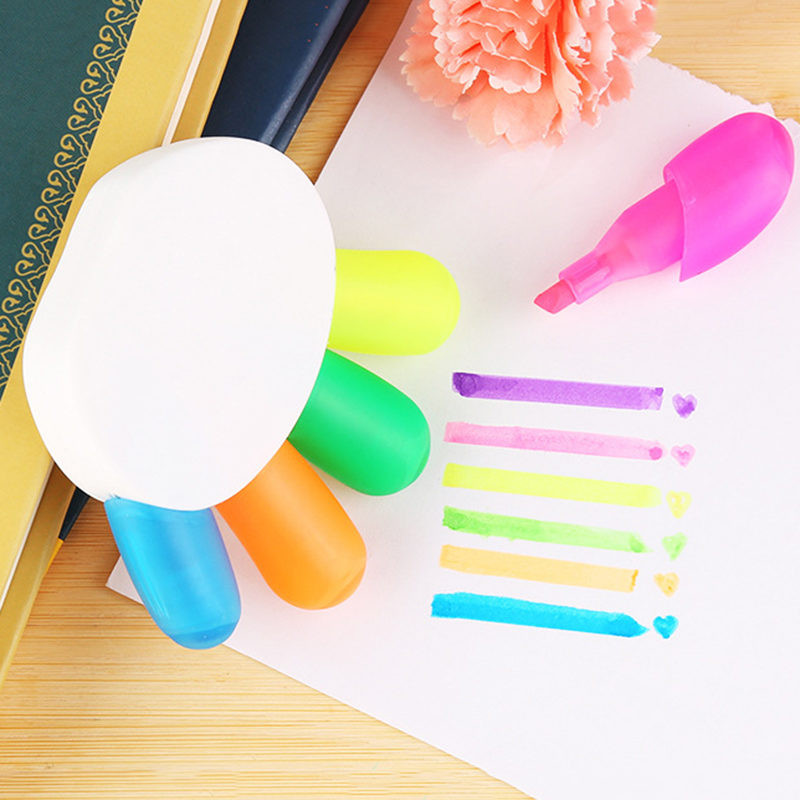 Paryškintuvai Daugiaspalvis kūrybinis rašiklis Kawaii Markers Piešimo mokyklos meno reikmenys Japoniškos raštinės reikmenys