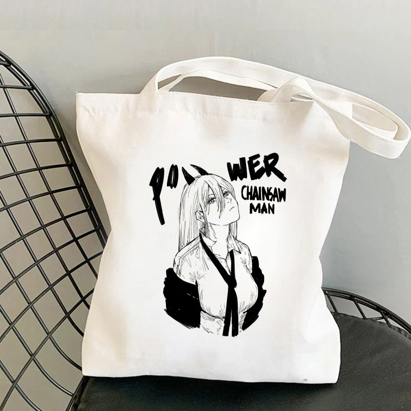 Chainsaw Man shopping bag shopper shopper tote bolsas de tela bolsa bag bolsa compra string sac cabas boodschappentas sac toile