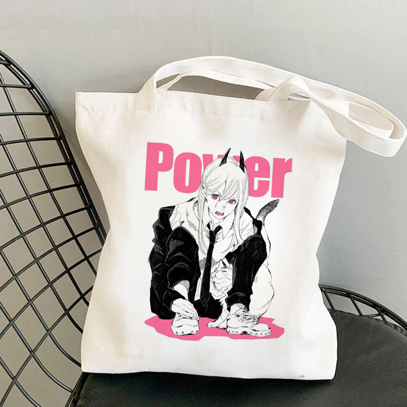 Chainsaw Man shopping bag shopper shopper tote bolsas de tela bolsa bag bolsa compra string sac cabas boodschappentas sac toile