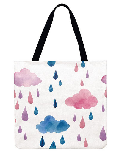 Ženska torba na rame, topla torba s uzorkom flaminga, ležerna lanena torba, torba za višekratnu upotrebu, torba za kupovinu, sklopiva torba za plažu, ručna torba