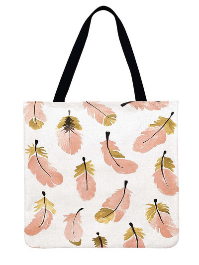 Ženska torba na rame, topla torba s uzorkom flaminga, ležerna lanena torba, torba za višekratnu upotrebu, torba za kupovinu, sklopiva torba za plažu, ručna torba