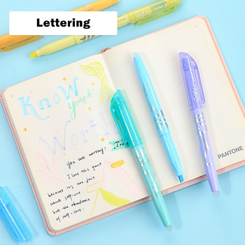 1бр Pilot Erasable Highlighter Pen Hot Disappear Frixion Fluorescent Pastel Nature Color Marker Liner Drawing Lettering F250