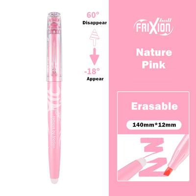 1 vnt bandomasis ištrinamas paryškinimo rašiklis karštai išnyks Frixion Fluorescent Pastel Nature Color Marker Liner Brėžinys Raidės F250
