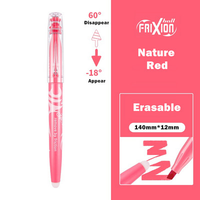 1 vnt bandomasis ištrinamas paryškinimo rašiklis karštai išnyks Frixion Fluorescent Pastel Nature Color Marker Liner Brėžinys Raidės F250