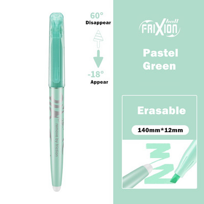 1 vnt bandomasis ištrinamas paryškinimo rašiklis karštai išnyks Frixion Fluorescent Pastel Nature Color Marker Liner Brėžinys Raidės F250