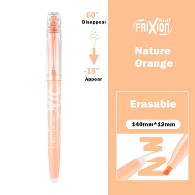 1 vnt bandomasis ištrinamas paryškinimo rašiklis karštai išnyks Frixion Fluorescent Pastel Nature Color Marker Liner Brėžinys Raidės F250