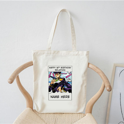 Jojo Bizarre Adventure Genți de cumpărături Geantă personalizabilă cu logo Genți de mână pentru femei Geantă mare de designer pentru cumpărături Geantă tote de umăr