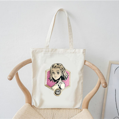 Jojo Bizarre Adventure Genți de cumpărături Geantă personalizabilă cu logo Genți de mână pentru femei Geantă mare de designer pentru cumpărături Geantă tote de umăr
